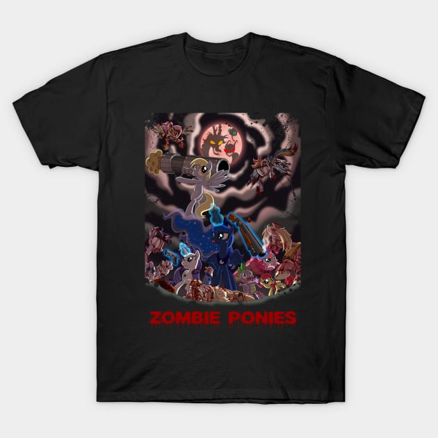 Zombie Ponies T-Shirt by CaptRicoSakara